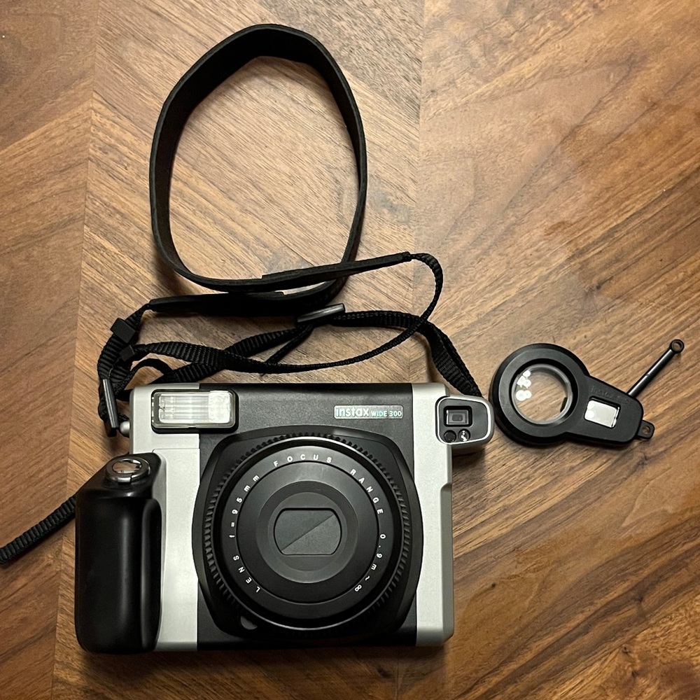 Fujifilm Instax Wide 300 Camera - Black and Silver